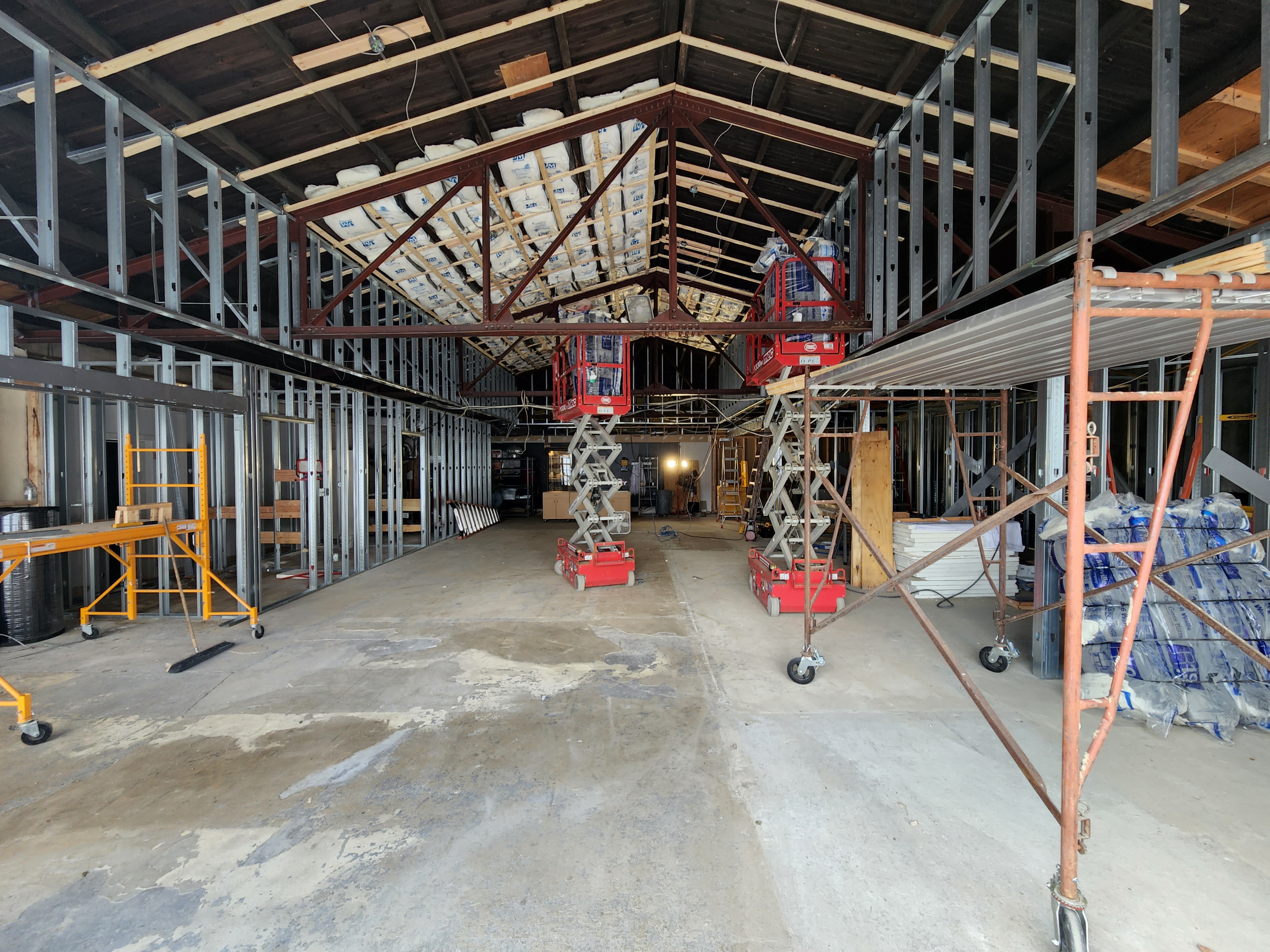 Structural framing work 1